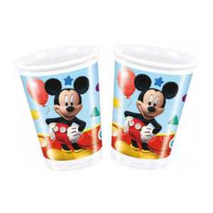 Mickey Mouse Bicchieri Plastica 200 ml 8 pz
